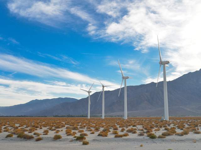 wind turbines
