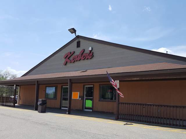 Exterior of a storefront with the signage Kerber's
