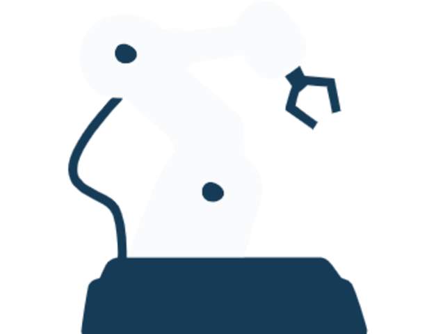 Robot arm icon