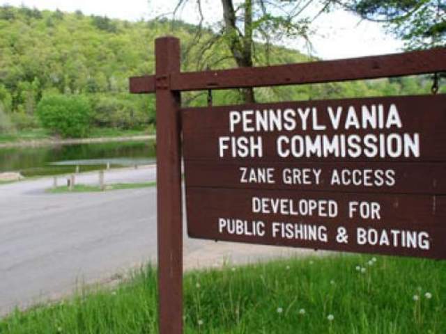 Pennsylvania Fish Commission Sign