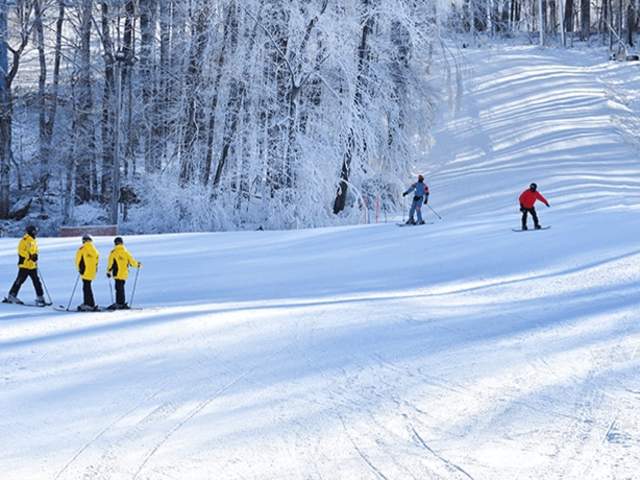 Snowboarding Shawnee Mountain Greenhous