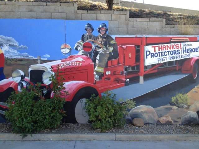Prescott Heros Mural
