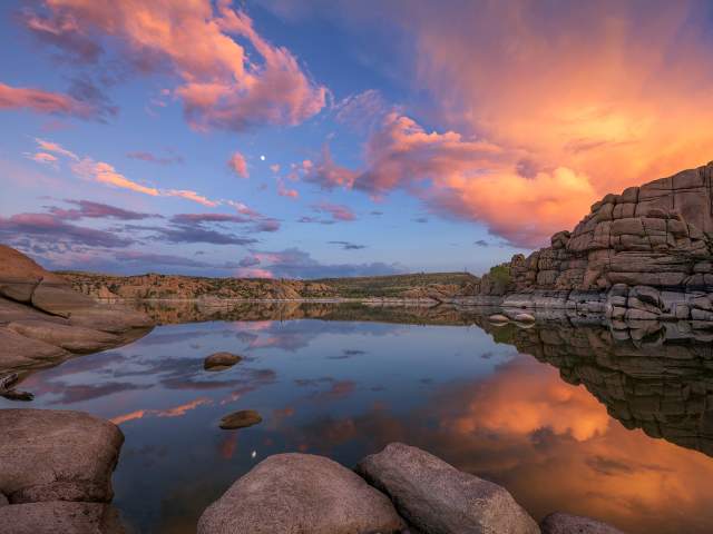 Sunset at Watson Lake - Experience Prescott