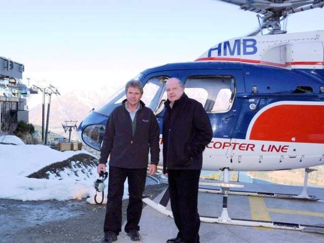 Mark Quickfall & Ken Matthews at Skyline Queenstown