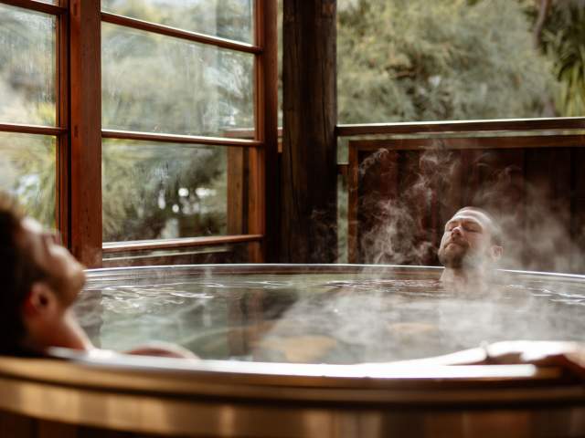 Friends enjoying a relaxing spa at Active Massage in Wānaka