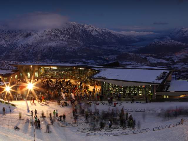 Coronet Peak ski area, Queenstown