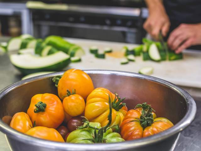 Gibbston Valley Winery Chefs Garden fresh produce