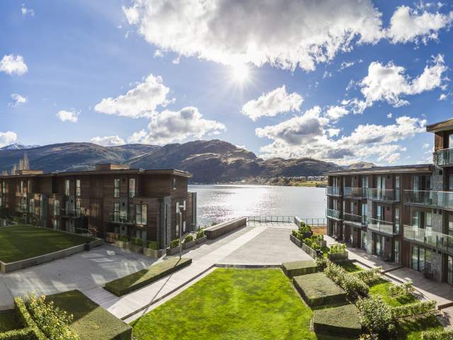 Hilton Queenstown Resort & Spa terrace view