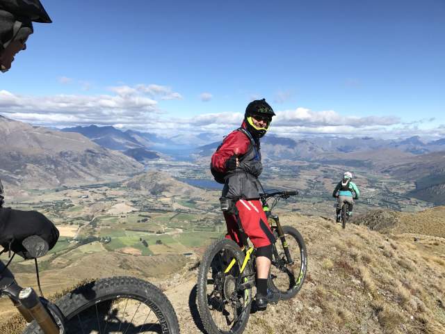 Too good a view to ride!