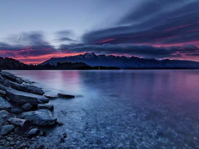 Lake Esplanade sunset