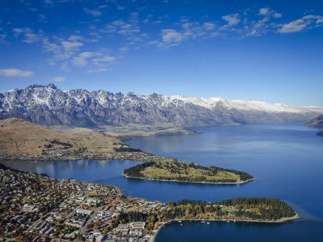 Queenstown view in Spring