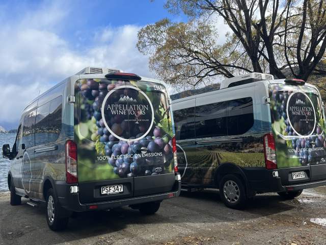 Appellation's Ford e-Transit vans are 100% emissions free