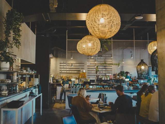 A family enjoy breakfast at Eatery by Franks in Frankton