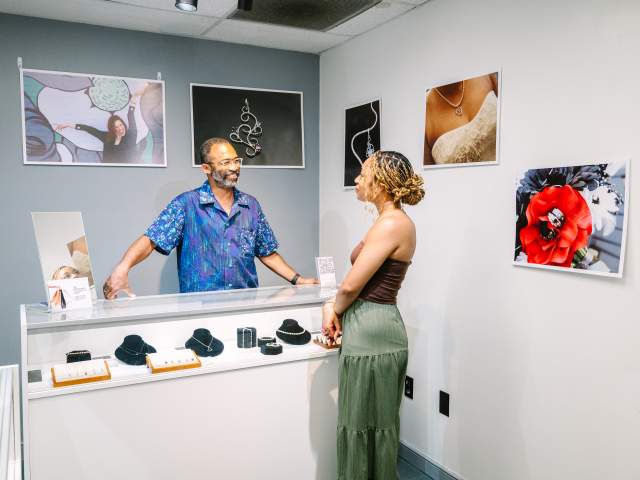Jewelry Shopping at ArtWorks