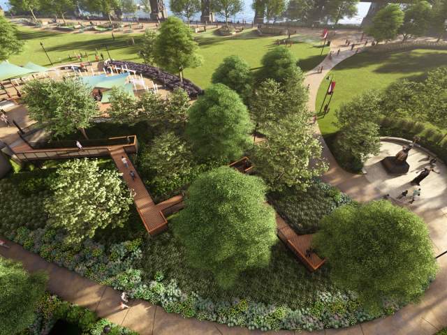 Brown's Island Improvement Plan | Canopy Ramp 2