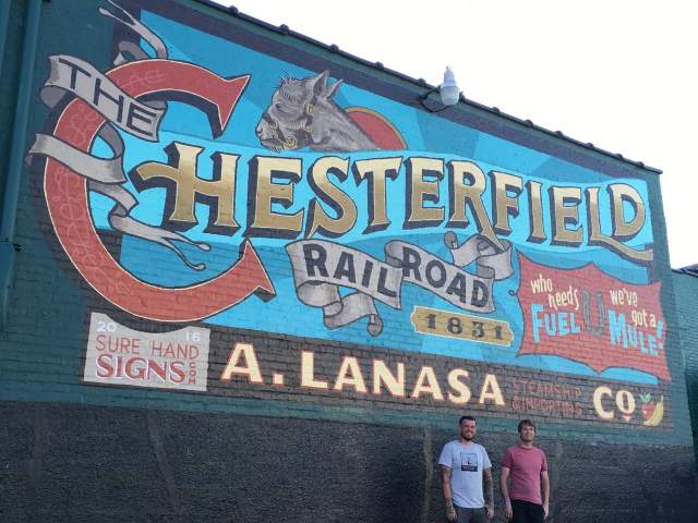 Chesterfield Railroad Mural