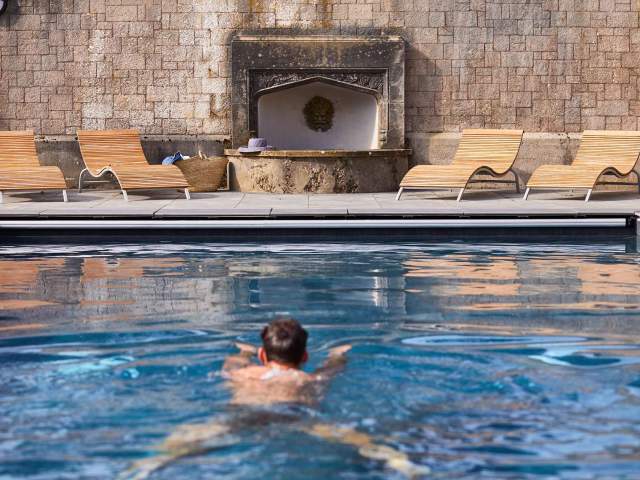 The Tawny Hotel heated outdoor swimming pool