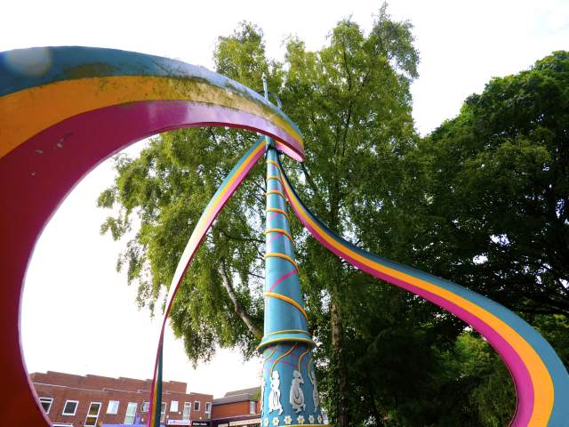 Wombourne Village in South Staffordshire