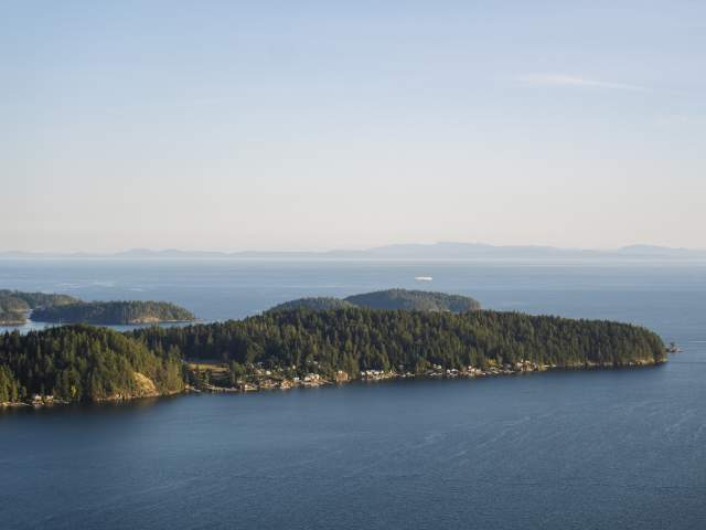 View of Keats Island from Gibsons