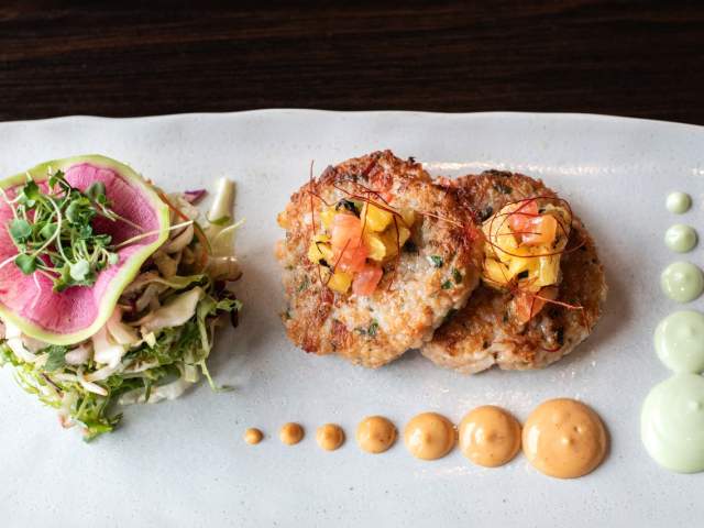 Shrimp & Scallop Cakes from the Lagoon Restaurant