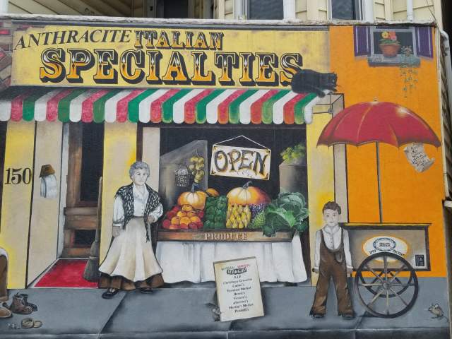 Shamokin Italian Market Mural