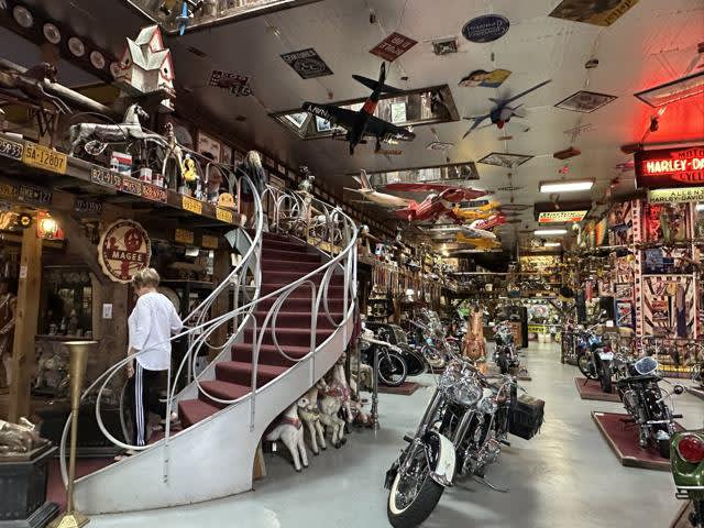 Main Hall of Bills Old Bike Barn