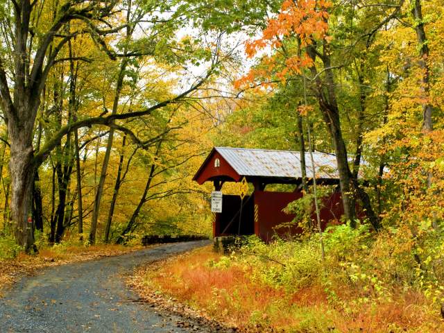 Fall Covered Bridge