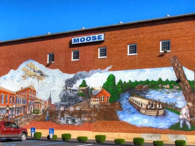 Milton Transportation Mural