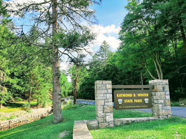 R.B. Winter State Park Sign