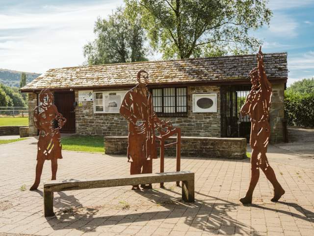 Bronze Sculptures in Coed Gwilym Park