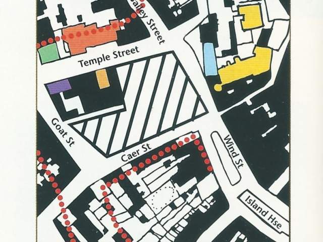 The Castle Area in 1852