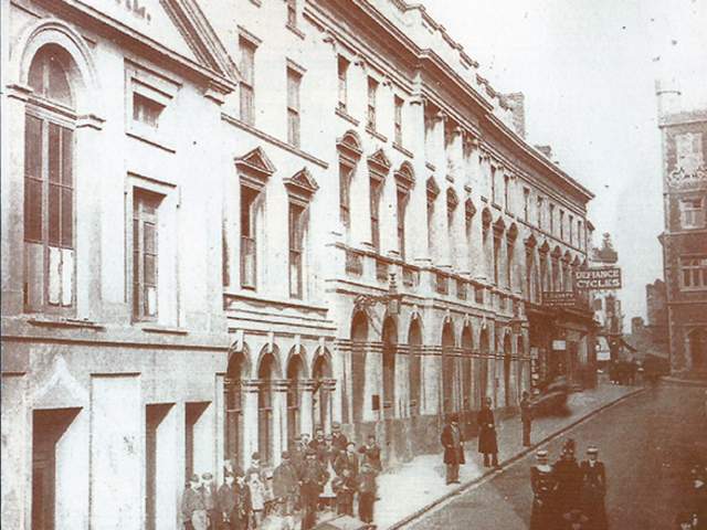 A historic photo of castle theatre