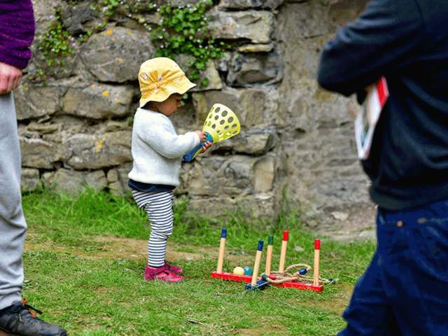 Oystermouth castle eshot