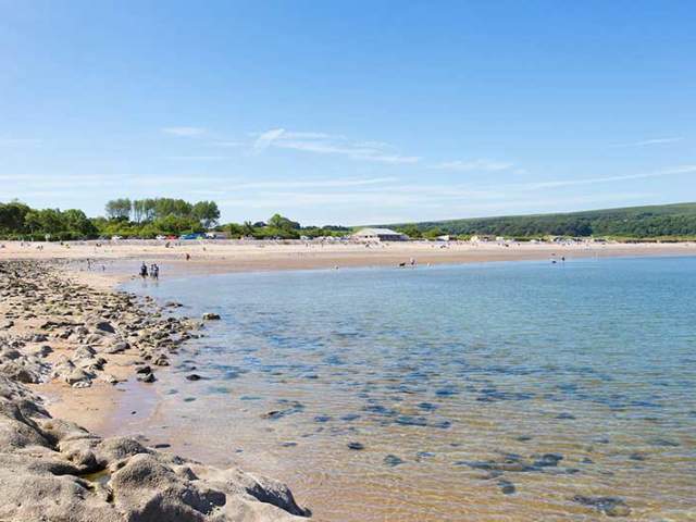 photo of Oxwich bay in Swansea
