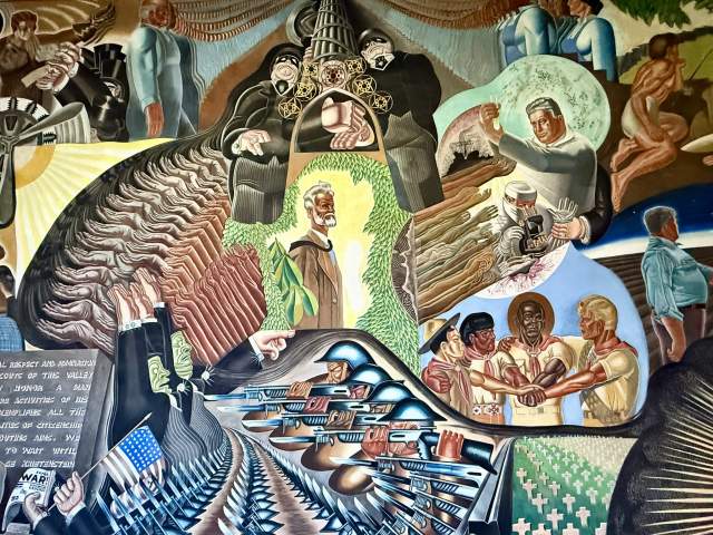 Gilbert Wilson mural at Woodrow Wilson