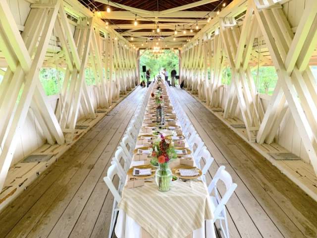 Dine on a Covered Bridge