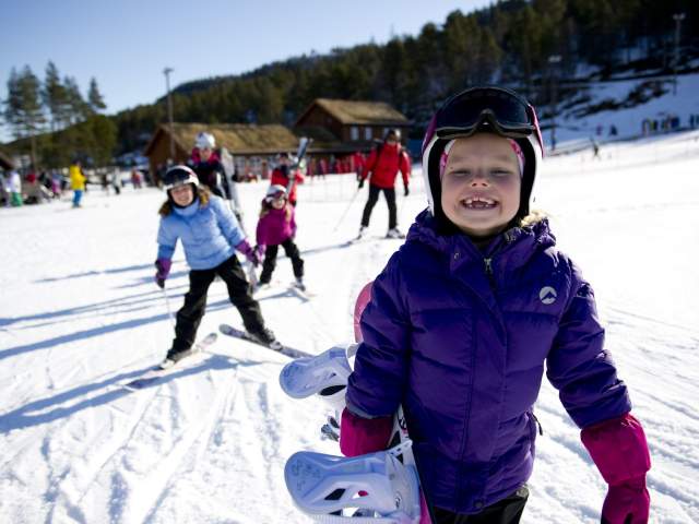 Happy skiier in Brokke