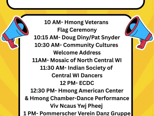 Agenda for Community Cultures Fest