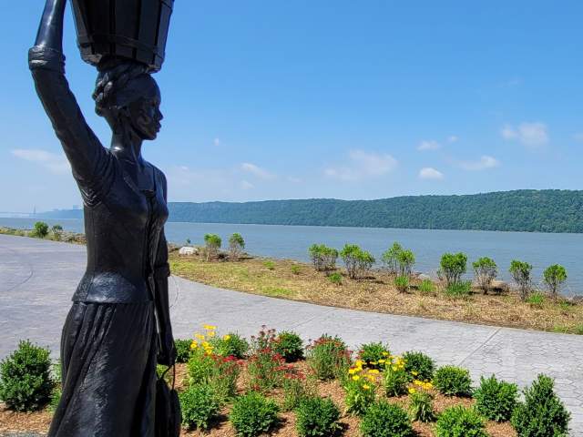 Cropped Enslaved Africans' Rain Garden