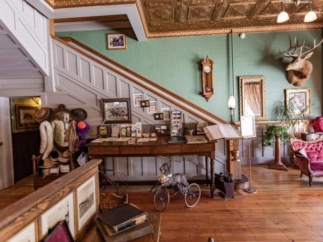 Inside the Occidental Hotel in Buffalo WY.