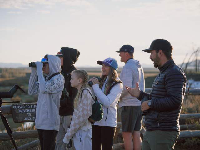 Guided wildlife tours through Grand Teton National Park