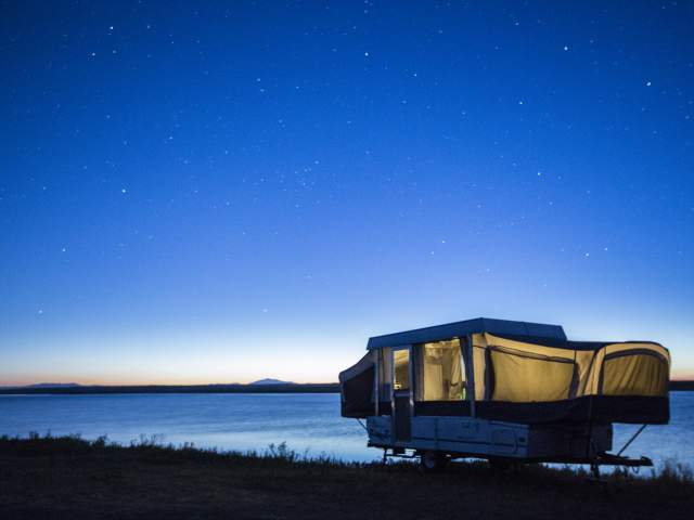 Camping at Greyrocks looking at the stars.