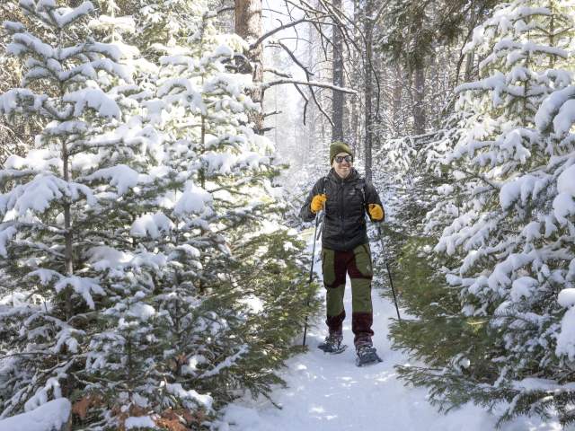 Snowshoeing in Albany County