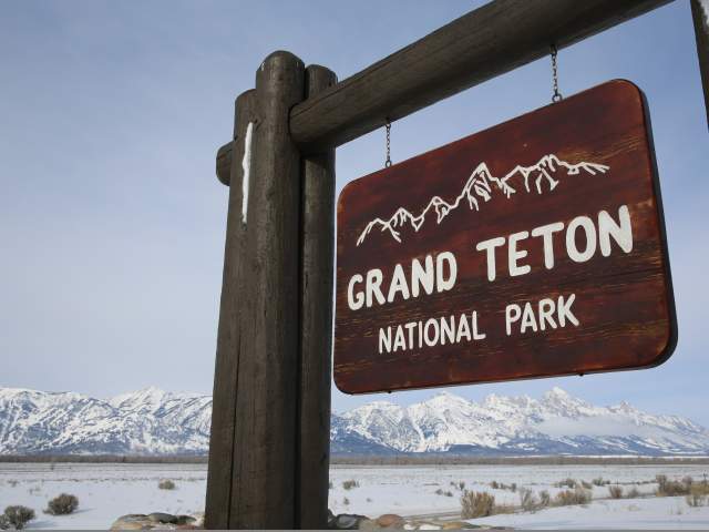 Grand Teton National Park Granite Canyon Entrance
