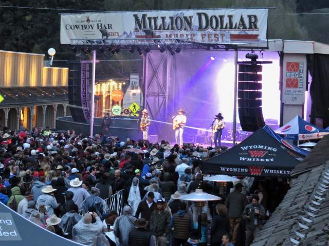 Million Dollar Music Festival stage and crowd.