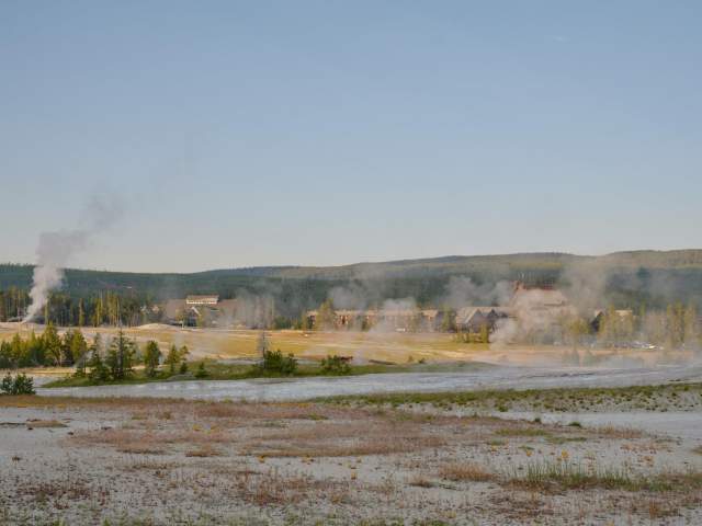 Upper Geyser Basin scenic view