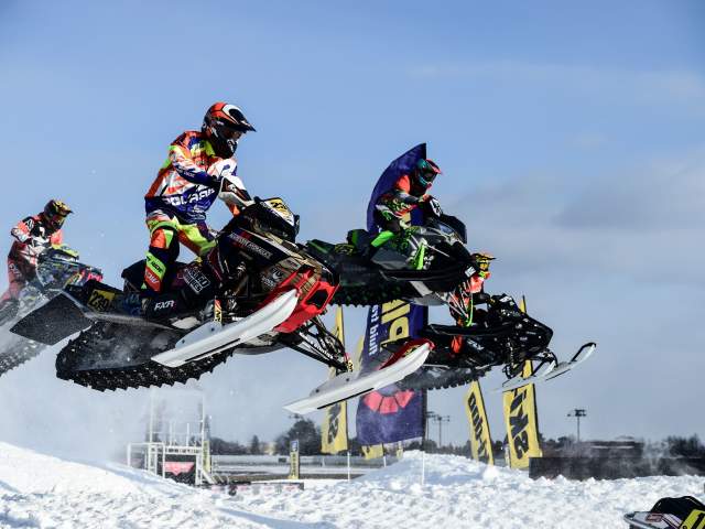 Snowmobile Hill Climb