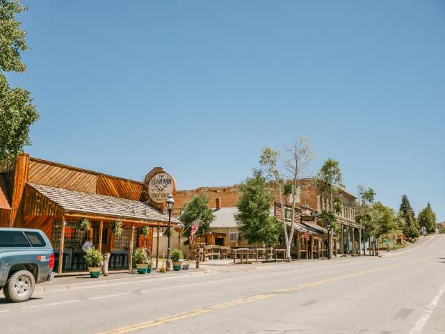 Downtown Meeteetse, Wyoming