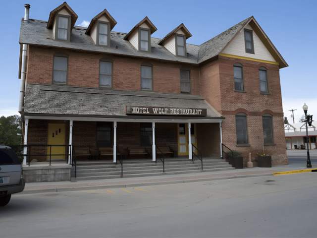 Hotel Wolf and Restaurant in Saratoga, Wyoming, a historic thing to do blending old-world charm and modern comfort.