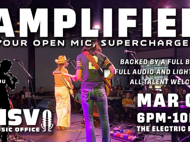 Amplified Open Mic Night at The Electric Belle